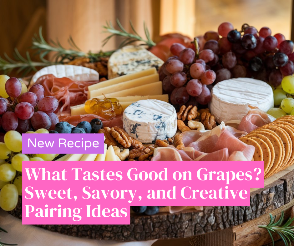 what tastes good on grapes