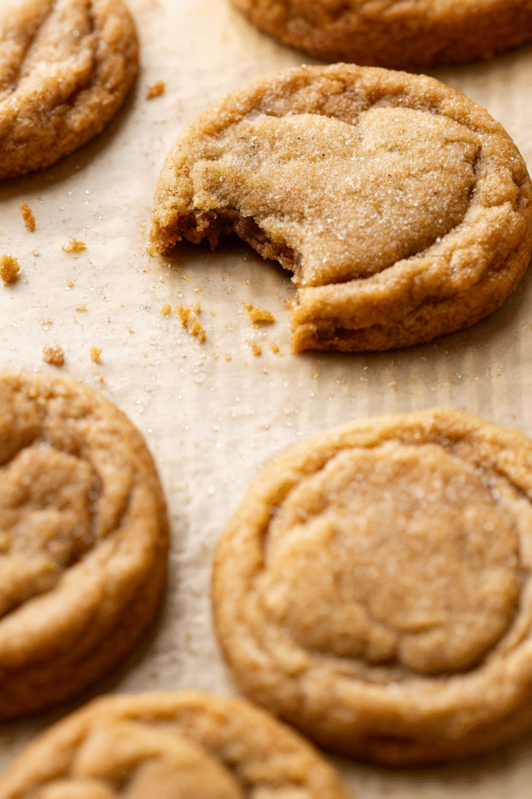 Chewy Pumpkin Snickerdoodle Cookies